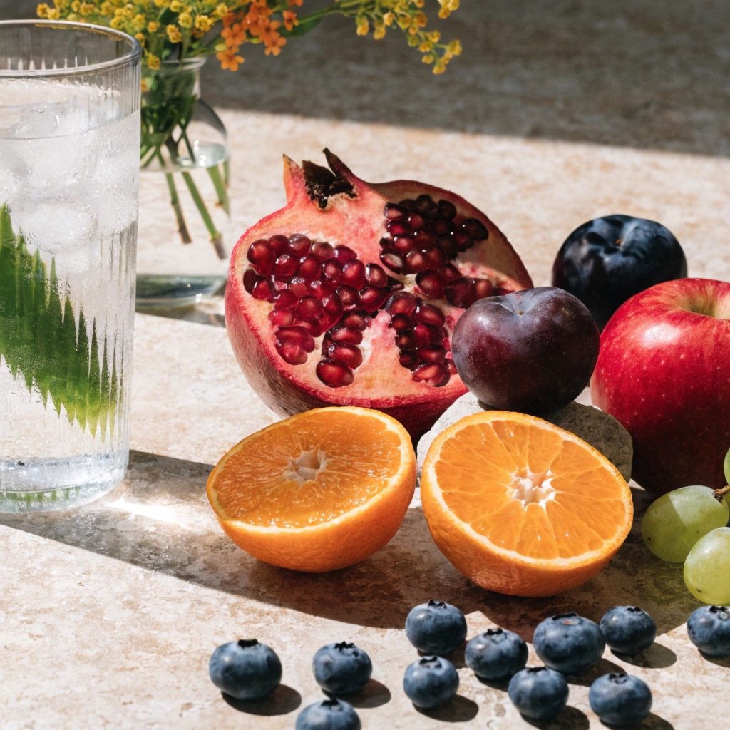 Dermavion complex — close-up of product and natural ingredients